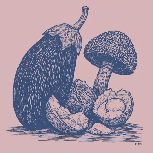 Cara Memasak Terong dalam Telur dengan Rasa Jamur Hutan?