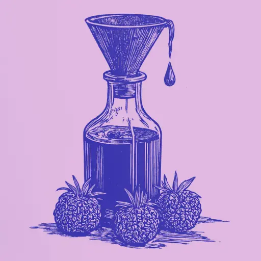 How to Strain Raspberry Liqueur to Make It Perfectly Clear?
