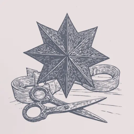 How to make 3D stars from paper with a simple guide