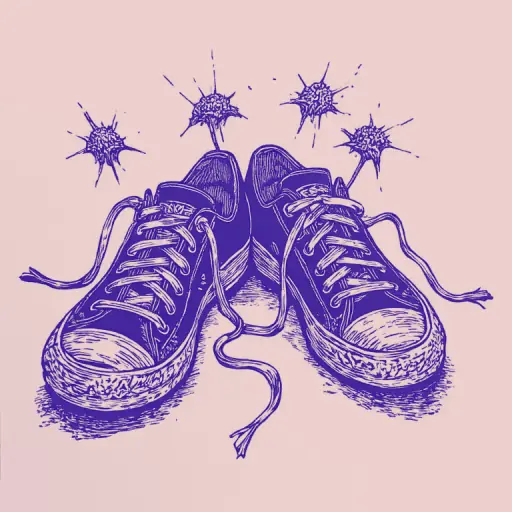 How to lace Converse with a star pattern and hide the shoelace ends nicely