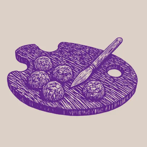 Как получить красивый бордовый цвет акриловыми красками при смешивании разных оттенков?