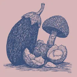 How to Cook Eggplant in Egg with a Forest Mushroom Flavor?