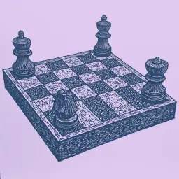 Как выиграть в шашки, если у вас две дамки против одной дамки соперника?