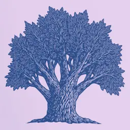 How to paint a tree with gouache beautifully and realistically