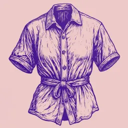 How to Tie a Lace on a Shirt to Turn It into a Stylish Crop Top