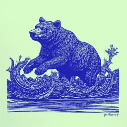 Как понять, почему и как именно плавает бурый медведь?
