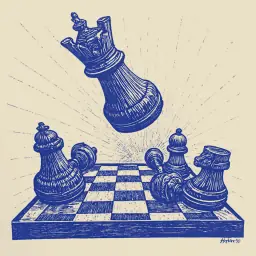 Wie man die Dame im russischen Schach ohne Regeln zu verletzen angreift