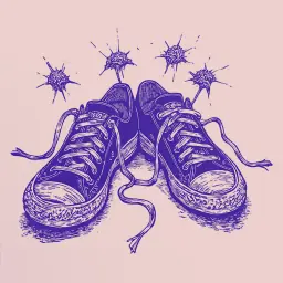 How to lace Converse with a star pattern and hide the shoelace ends nicely