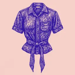 Comment nouer une chemise à l'avant de manière jolie et originale pour un look stylé ?